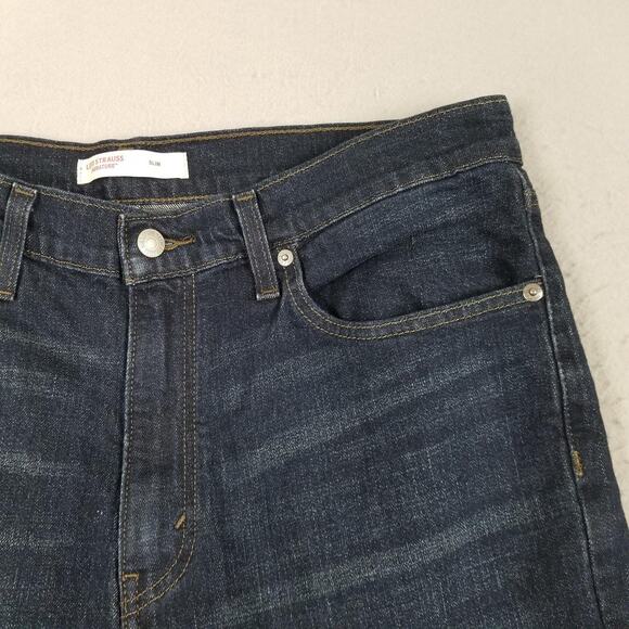 Levi Strauss Signature Jeans Mens 36x32 Slim Fit Stretch Denim Classic - Picture 4 of 16